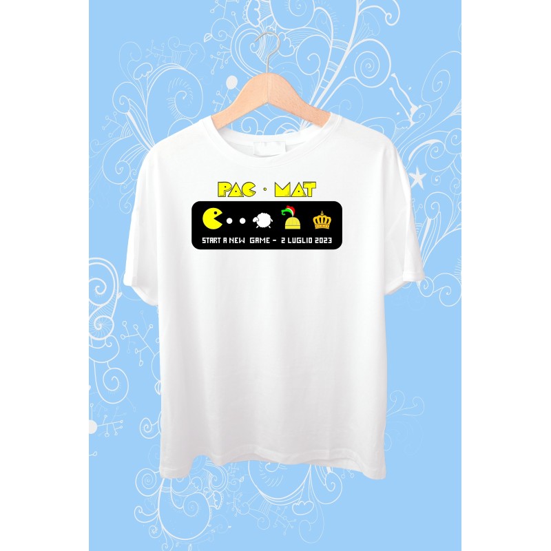 t-shirt 2 luglio pacman