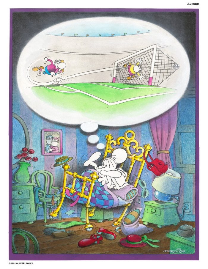 puzzle Mordillo Goal